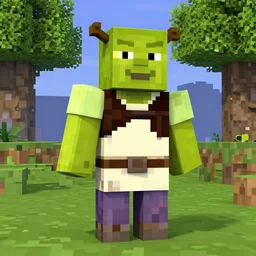 shrek in minecraft