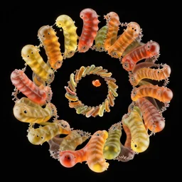 fractal of gummi worms
