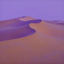 namibia dune 4 5, shades of purple, oil painting by aaron douglas,
