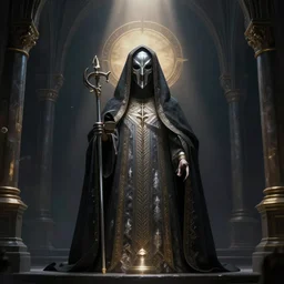 “solemn and sacred hymn of Chromium Purgatory, dramatic lighting, extremely high detail, photo realistic”