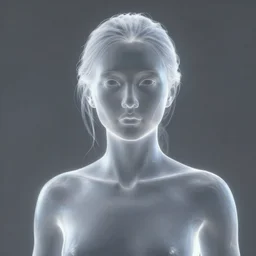 j - lo, transparent, translucent, portrait photography, unreal engine