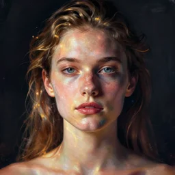 a portrait, art by james jean, electric,