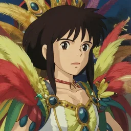 a film still of brazil carnival, delicate features finely detailed perfect art, gapmoe yandere grimdark, trending on pixiv fanbox, painted by greg rutkowski makoto shinkai takashi takeuchi studio ghibli