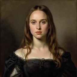 a beautiful painting of natalie portman by felix resurreccion hidalgo, pre-raphaelite, detailed, trending on artstation, hd, masterpiece