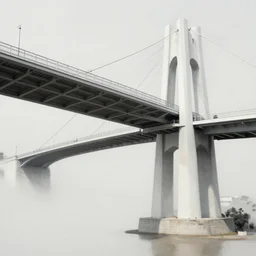 Ponte Estaiada, São Paulo , artwork by Sergey Kolesov