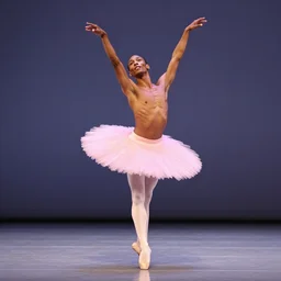 snoopdogg ballet dancer, precious, pink, pretty, realistic, on stage