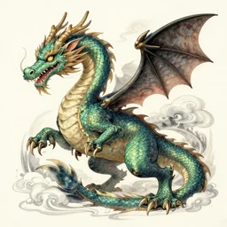 life - like dragon
