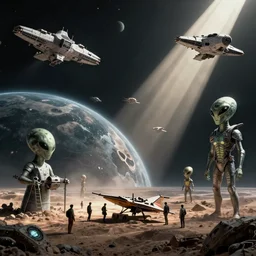 war of the worlds, space invaders, communist outfiy, alien style, new planet, starship