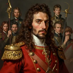 portrait of a spanish hero rodrigo diaz de vivar, face portrait, epic, tragic, military art, fantasy, dieselpunk, hd shot, digital portrait, beautiful, artstation, comic style, by artgerm, guy denning, jakub rozalski, magali villeneuve and charlie bowater