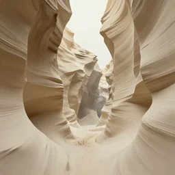 ios 1 5 perfect abstract modern art, canyon topography, plastic paint suspended in oil, cinematic architectural scale, dramatic, volumetric, concept art, particle simulation in houdini by james jean and bridget riley and apple, beige cream natural muted tones, trending on artstation, rendered in octane