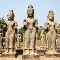 ancient spiritual statues found,