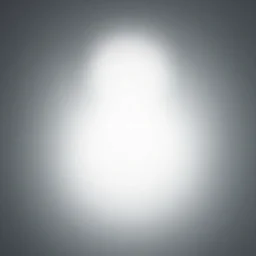 a blurry aura glowing in a white mist, minimal