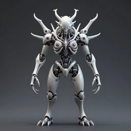 exquisite imaginative creature beast from chinese mythology, nanotech demonic monster horror, frontal symmetry, sharp, ghost in the shell, slender and densely arranged teeth, rna bioweapon, poster art, movie art, elegant, illustrated by kentaro miura, game, movie concept art, by brom gerald