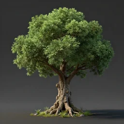 an alien tree , unreal engine, hyper realistic, 3d