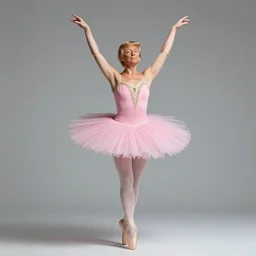 Donald Trump as a ballerina, pink tutu
