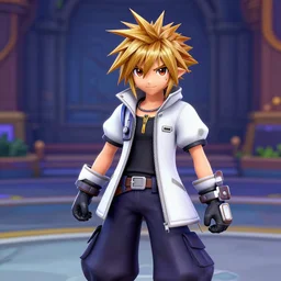 sora, from kingdom hearts, as a character in apex legends, source engine, high resolution