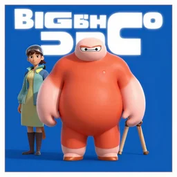 new poster for big hero 6. Disney. Cartoon. Big hero six style