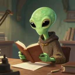 a humble alien scholar