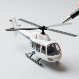 pen that can turn into a helicopter stereotype model photograph