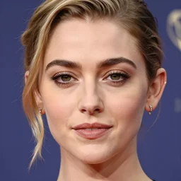 big eyebrows Emmy Rossum, realistic, photo studio, HDR, 8k, trending on artstation