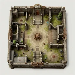 a color call of duty casino map. d & d battlemap. small dungeon. a few large rooms. clean design. high definition etching with complex details.