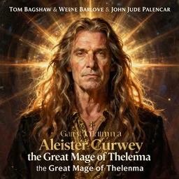 A Magical Portrait of Gary Oldman as Aleister Crowley the Great Mage of Thelema, art by Tom Bagshaw and Wayne Barlowe and John Jude Palencar