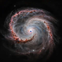 photorealistic planetary nebula, inspired by Hubble,