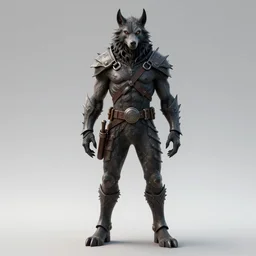 full body, high detailed hyper realistic portrait, ralph bakshi's fire and ice darkwolf character, d & d, gloomhaven, matte painting concept art, art nouveau, beautifully backlit, swirly vibrant color lines, fantastically gaudy, aesthetic octane render, 8 k, by frank frazetta, cushart krentz and gilleard james