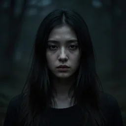 ominous mysterious portrait