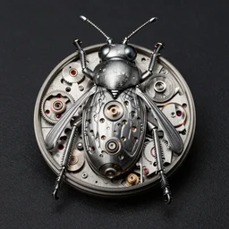 insectoid mechanism with complex mechanical watch parts made by Albrecht Dürer