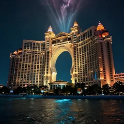 las vegas strip underwater