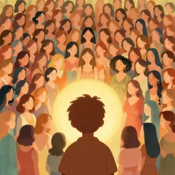 a brown man with 10,100 adoring wives.