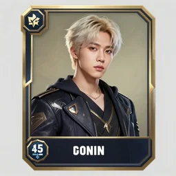 jimin as a league of legends character card