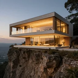 modern house on a cliff designed by zaha hadid, cinematic lighting, deep focus, sharp focus, golden ratio, dramatic illumination, hdr, ultra realistic, 8 k, highly detailed, trending on artstation, epic composition, by caravaggio, by artemisia lomi gentileschi