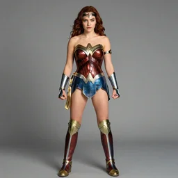 photo of Emma Stone as Wonder Woman (2020), 82 mm sigma lens, full body shot, detailed face