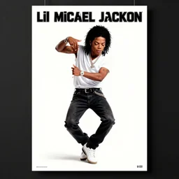 lil michael jackson poster as a black rapper 1 9 7 0 s, face tattoos, dancing, poster tour, art work, ripped, 6 pack, rapping, grime, michael jackson, uhd, sharp, detailed, cinematic 4 k