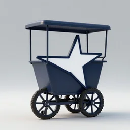 cart + flash logo, award winnign