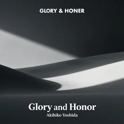 album cover art for minimalist glory and honor by akihiko yoshida
