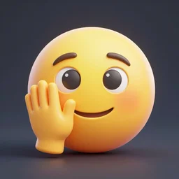 facepalm emoji, 3 d render