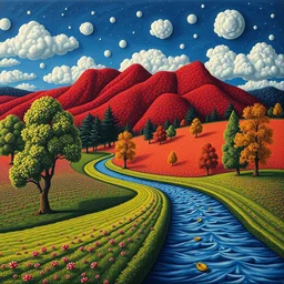 a landscape art by rafal olbinski