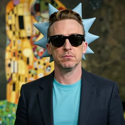 rick astley with black sunglasses in rick and morty, au naturel, hyperdetailed, digital art, trending in artstation, cinematic lighting, studio quality, smooth render, unreal engine 5 rendered, octane rendered, art style by klimt, nixeu, ian sprigger, wlop, krenz cushart