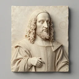 photograph of invention designed by da vinci in 3D, render
