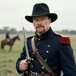 Walter White as a Confederate general in the American Civil War