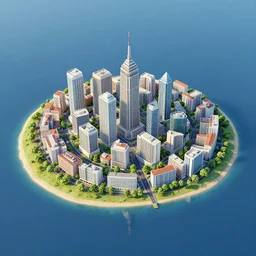 metropolis on an island