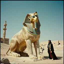 the ancient egyptian creature, film still from the movie directed by denis villeneuve and david cronenberg with art direction by salvador dali and zdzisław beksinski, wide lens