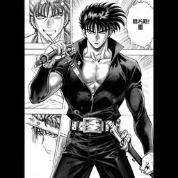 Berserk :: Guts ,by Paru Itagaki :: Manga panel,