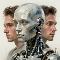 the wrath of the seven deadly sins as an i robot, close - up portrait, intricate, elegant, volumetric lighting, scenery, digital painting, highly detailed, artstation, sharp focus, illustration, concept art, luis rollo, ruan jia, steve mccurry, john berkey