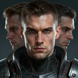tron as a realistic scifi cyberpunk knight, closeup portrait art by donato giancola and greg rutkowski, realistic face, digital art, trending on artstation, symmetry!!!