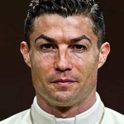 cristiano ronaldo as pope, extremely detailed face