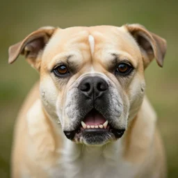 an angry dog
